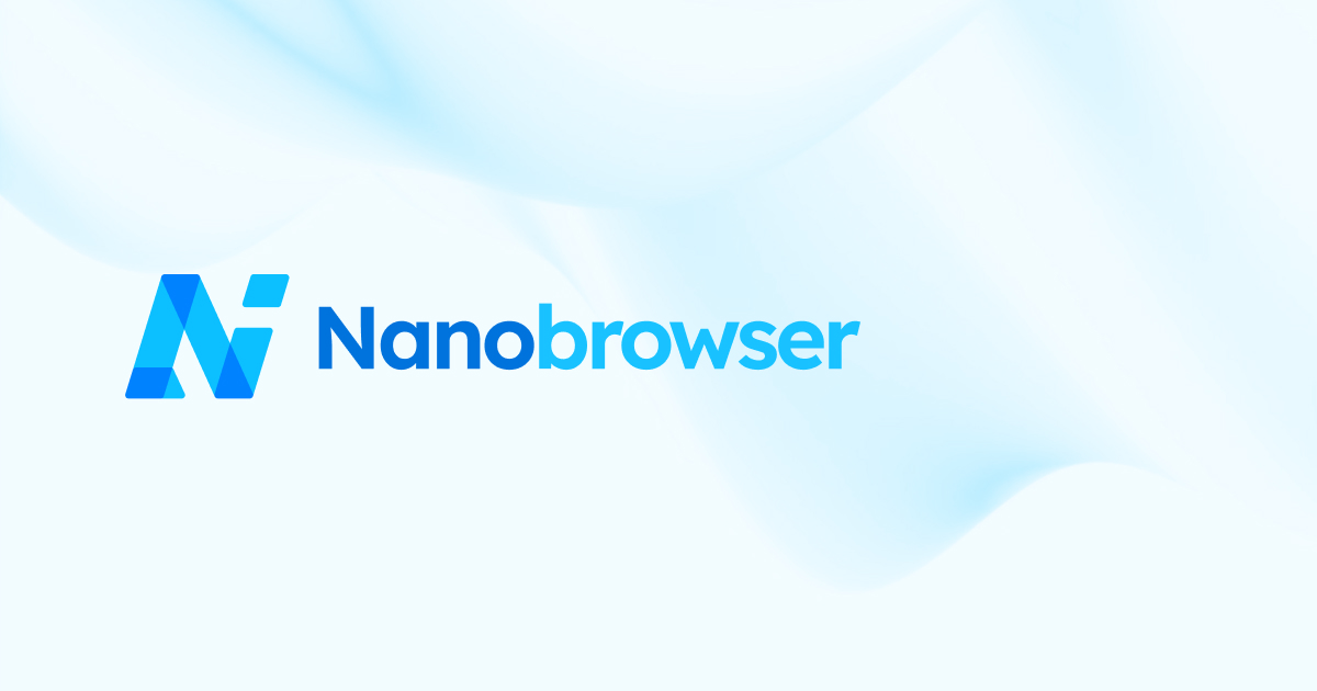 nanobrowser 官方展示图